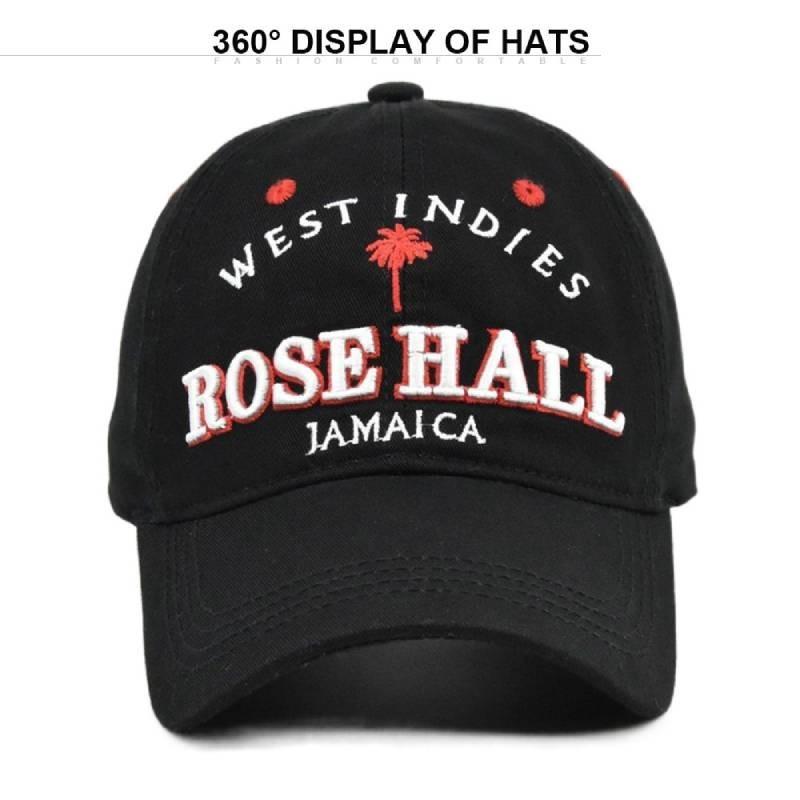 Rose Halls Embroidered Baseball Cap Adjustable Cotton Casual Style