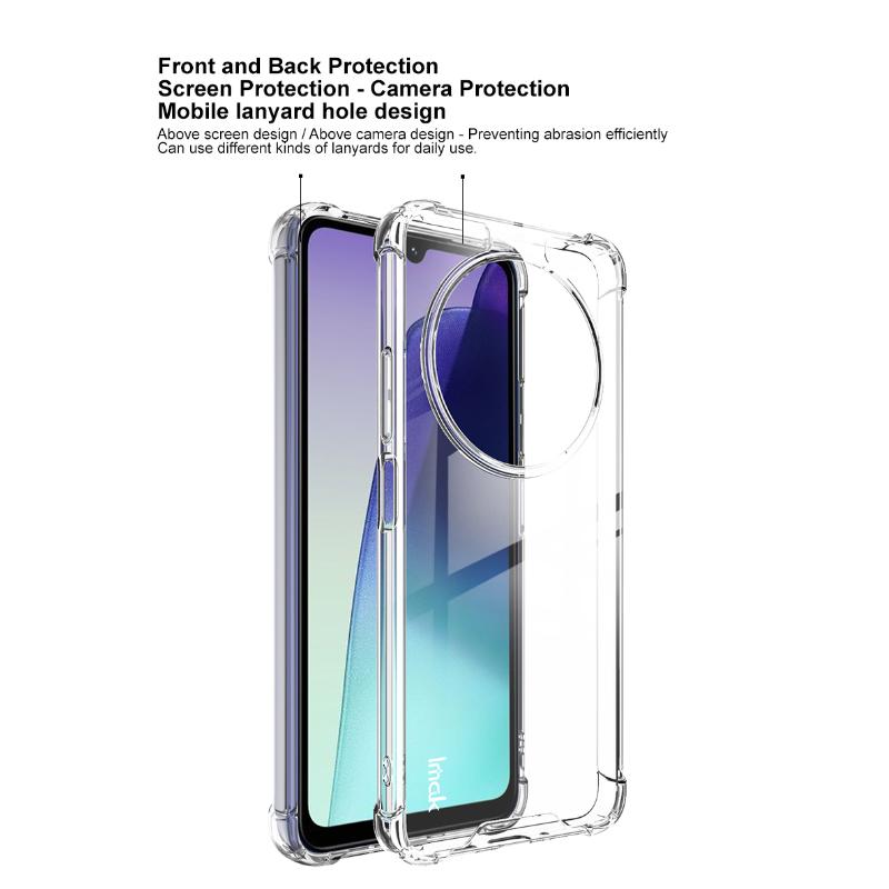 For Redmi 14C 4G Phone Case IMAK Shock-resistant Soft Space Case