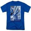 Mighty Morphin Power Rangers Blue Ranger Deco T Shirt Mens Licensed Royal Blue