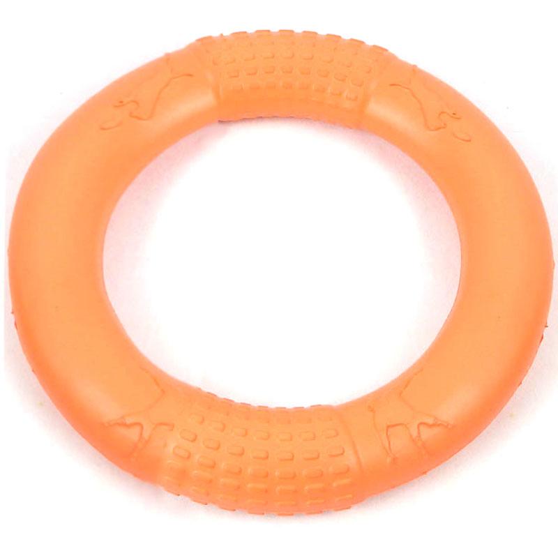 Dog Toys Pet Flying Disk Training Ring Puller Anti-Bite Floating Interactive Supplies Dog Toys Aggressive Chewing
