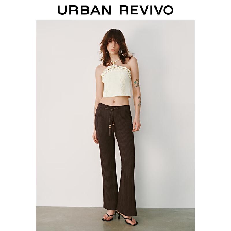 UR Women's Beaded Halter Sleeveless Knit Top