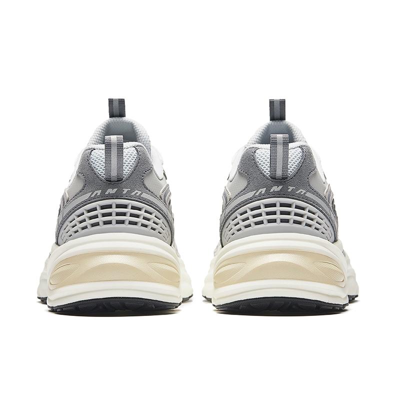 ANTA Retro Dad Shoes Light Grey White Beige Men 112438893-3