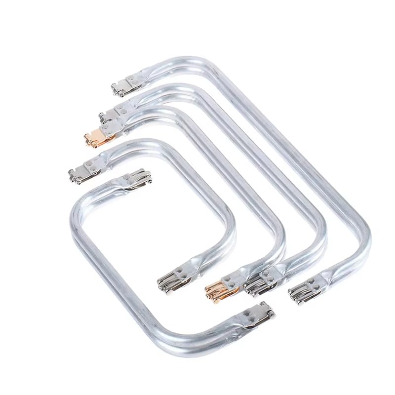 

zmart 10pcs 20cm Metal Frame Perth Doctor Aluminum Tube Handle Bag Accessories Clutch Parts