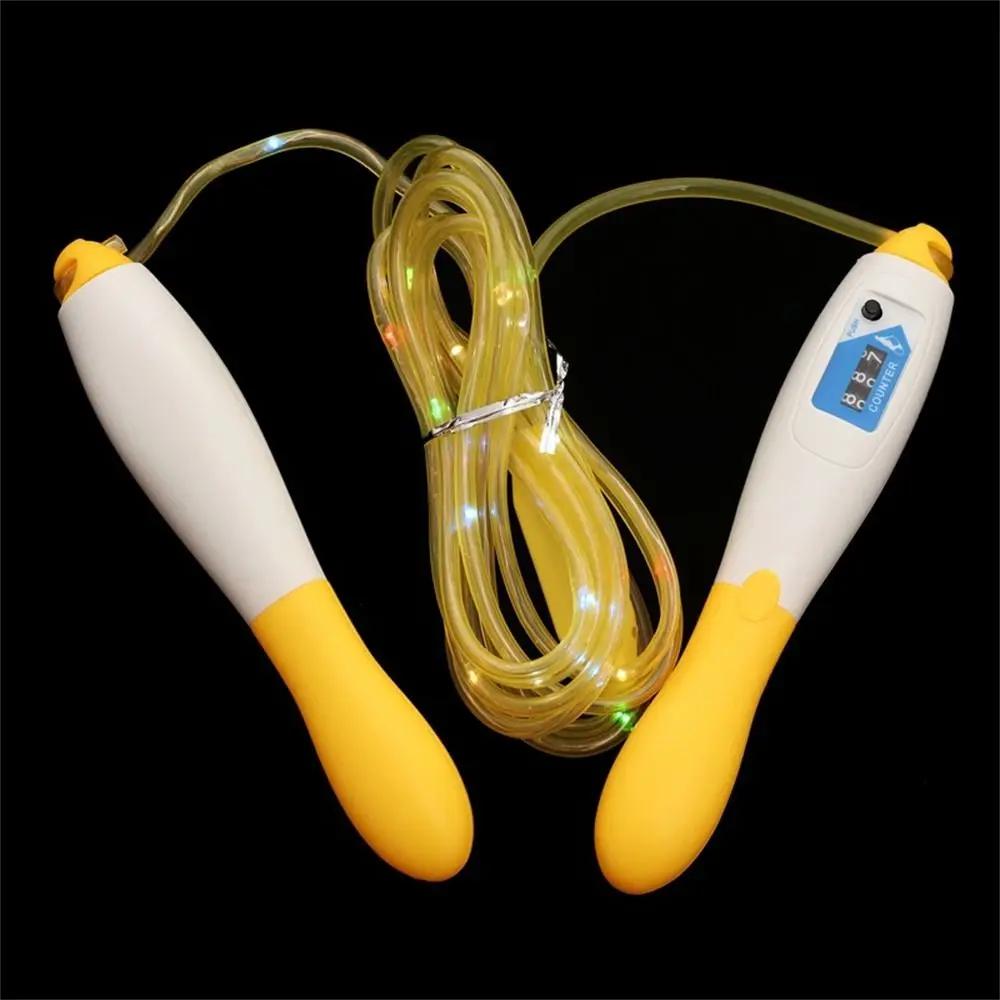 Luminous LED Jump Ropes Enhance Flexibility Fun Fitness Glowing Skipping Rope Colorful Coordination Light Up Jump Ropes
