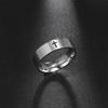 Hip Hop Kreuz Partnerringe Damen Herren Edelstahl 6mm/8mm Religiöser Christlicher Fingerring Punk Party Schmuck Geschenke