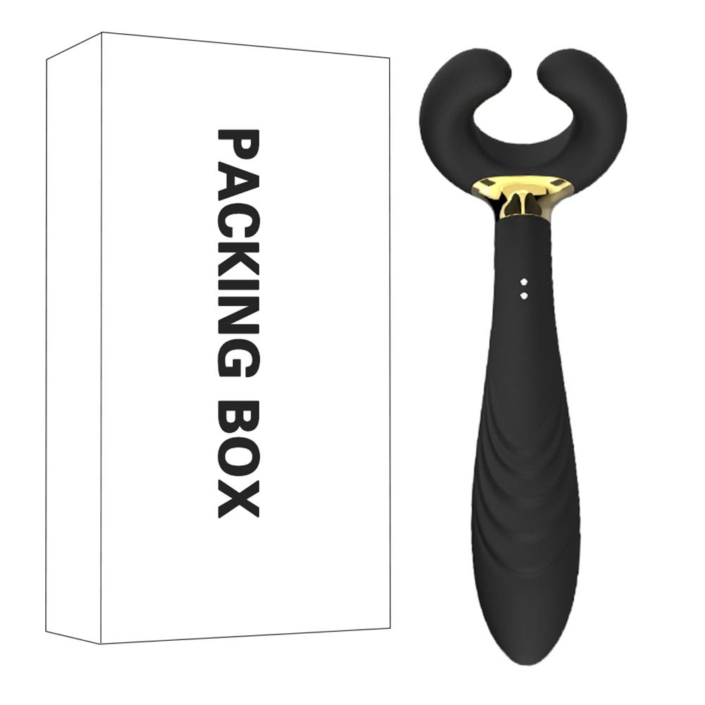 Three Head Vibrator G-spot Body Massage C-type Magnetic Charging AV Stick Clitoris Vagina Stimulation Female Masturbation Toys