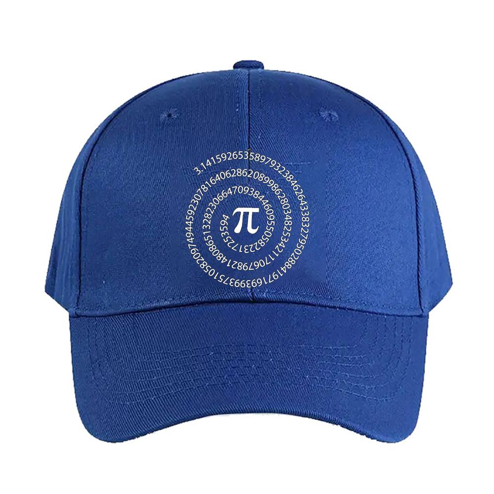 funny pi day Summer Woman Man Adult Peaked Hat Fashion Casual Adjustable Printed Baseball Caps Funny Dad Trucker Cap