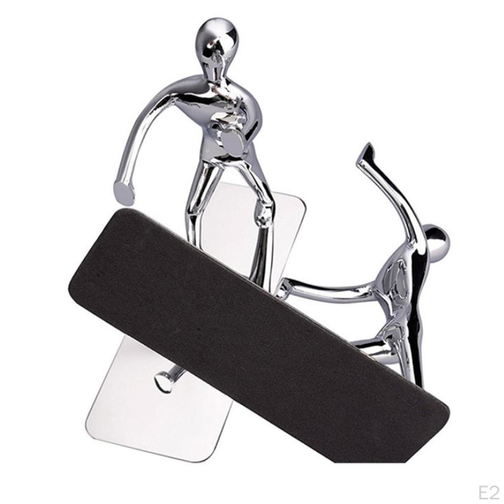 1 Pair Heavy Duty Non-skid Bookend Book Ends Decorative Stands, Great for Birthday Gifts