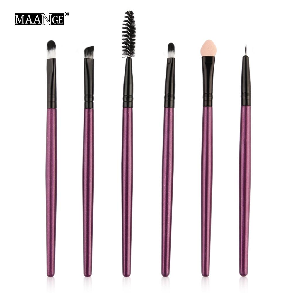 6er-Set Eyeliner-Pinsel – Vielseitige Make-up-Pinsel Für Lidschatten, Augenbrauen & Perfekten Eyeliner