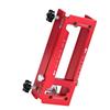 Aluminum Alloy Router Template Kit 1/4in Radius Mortise Jig Hinge Template  For Door Installation