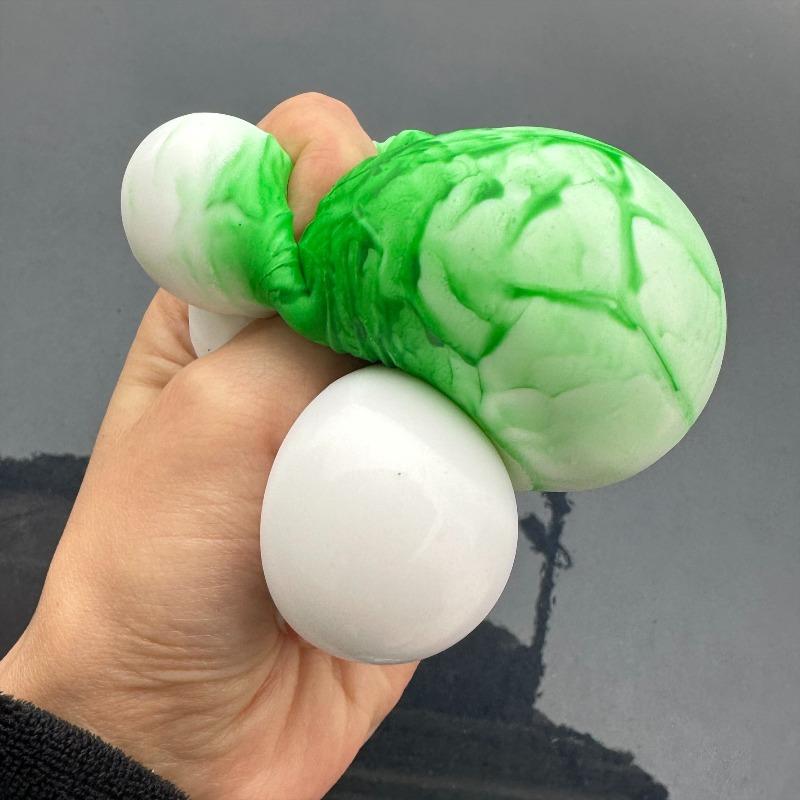 Squishy Simulated Cabbage Squeeze Toy Stress Relief Soft Rubber Venting Fidget Toy Realistic Vegetable Shape Stress Relief Toy