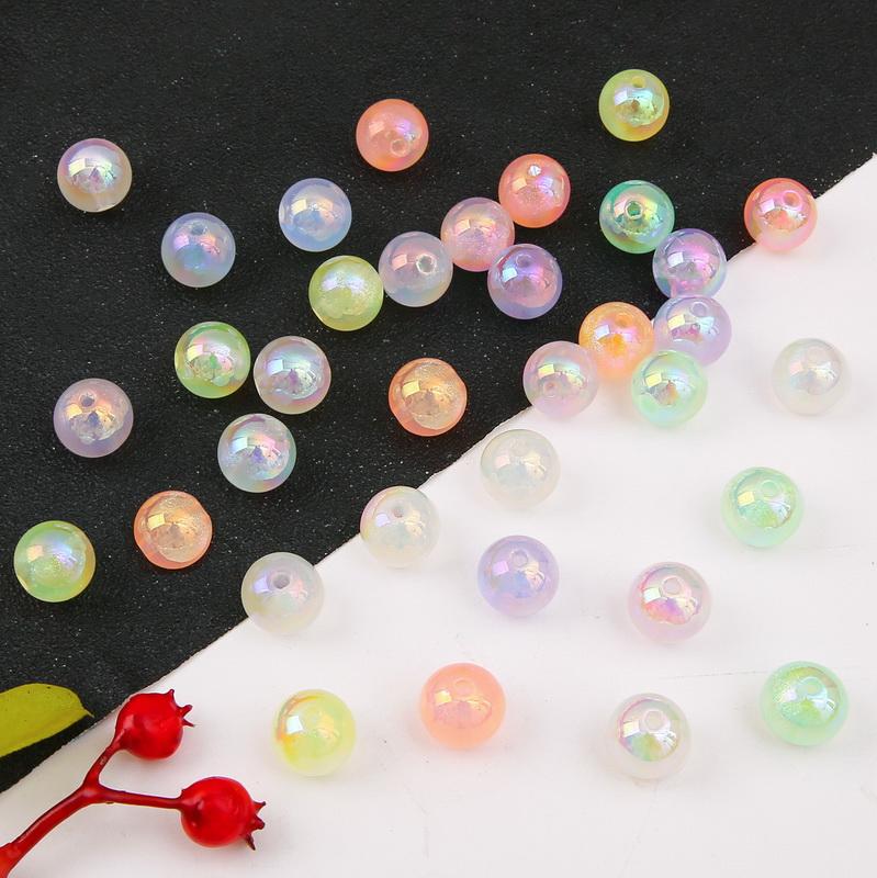 Night Glow Fantasy Ball Beads Fine Sparkling Acrylic for DIY Necklace Bracelet Earring
