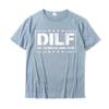T-shirt Unisex DILF Padre Devoto Coinvolto Amorevole Papà Papa Cotone Europa Top Maschili Camicia Classica Nuovissima T-shirt