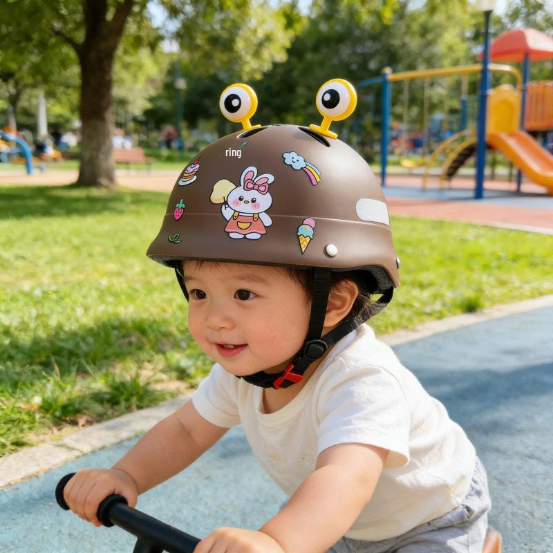 

3C Certified Drop-Resistant Adjustable Safety Helmet for 0-6 Years - Cute, Comfortable, Universal Fit 0-6 Years - Infant Model