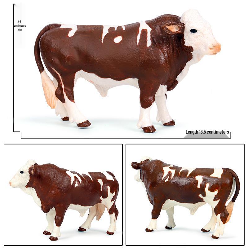 Animal Model Set: Lion, Tiger, Elephant, Panda, Giraffe, Hippo, Rhino, Sheep