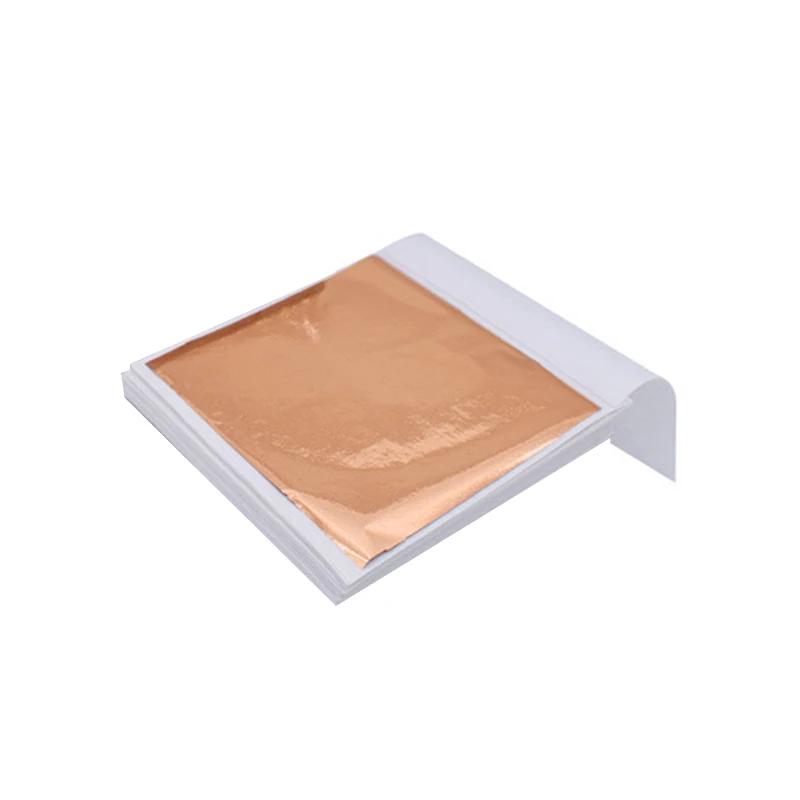 100 Pieces Gold Leaf Sheets Imitation Gold Leaf Paper Multi-Color Silver Leaf Paper for DIY Arts Decoration Party Decor