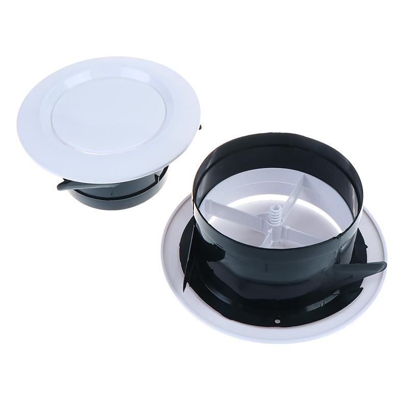 Verstelbaar Rond Luchtrooster Afzuigklep 75-200Mm Luchtrooster Afzuigklep Rooster Wandmontage Plafond Luchtrooster Afdekking