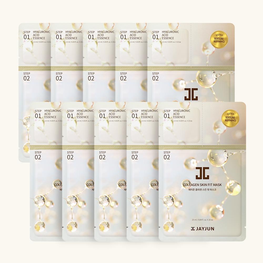 Jayjun [nutrition Elasticity] Jayjun Collagen Skin Fit Elasticity Enhancing Mask Pack 10 Sheets