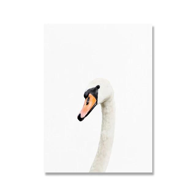 Towoto Baby Animal Print Nordic Poster Minimalist Canvas Painting Safari Pepinieră Artă de perete Copii Baby Room Decoration Pictures No Frame