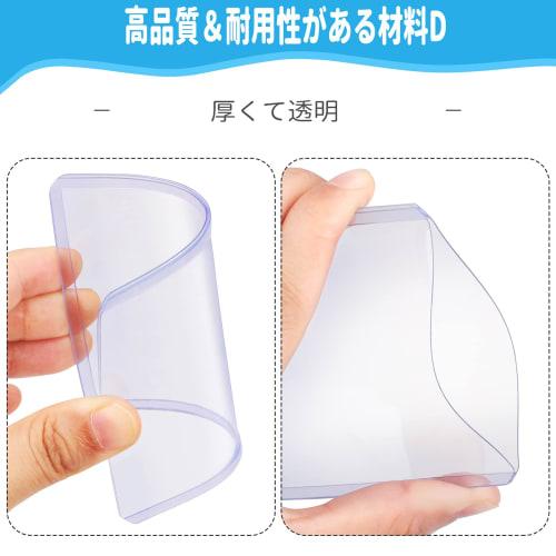 [Set of 30] Top Loader Card Holders for Trading Cards, Hard Card Cases, Scratch-Resistant, Storage, PVC, Double-Sided Transparent [1-Year Warranty]