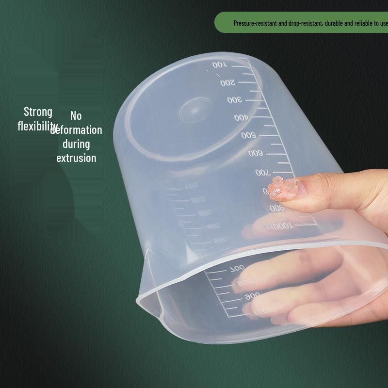 Graduated PP Plastic Measuring Cups - Sizes: 50ml, 100ml, 150ml, 250ml, 500ml, 1000ml, Thickened Design