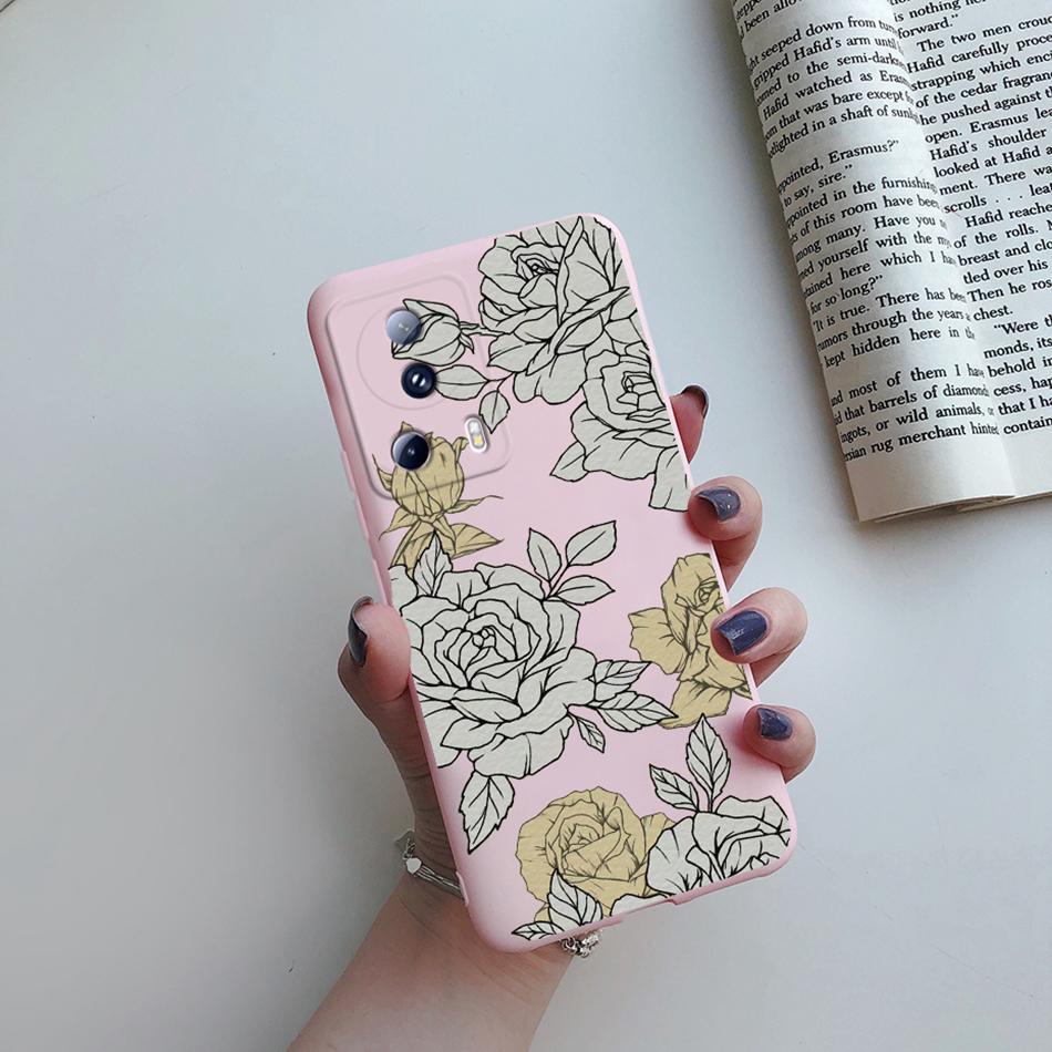 For Xiaomi 13 Lite 5G Case 2023 Luxury Black Dragon Painted Silicone Phone Cover for Xiaomi Mi 13 Lite 6.55'' Coque Capas 13Lite