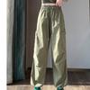 Pantaloni cargo estivi per donna Pantaloni larghi casual Pantaloni da lavoro Pantaloni moda Pantaloni sportivi a vita alta Pantalon 27896