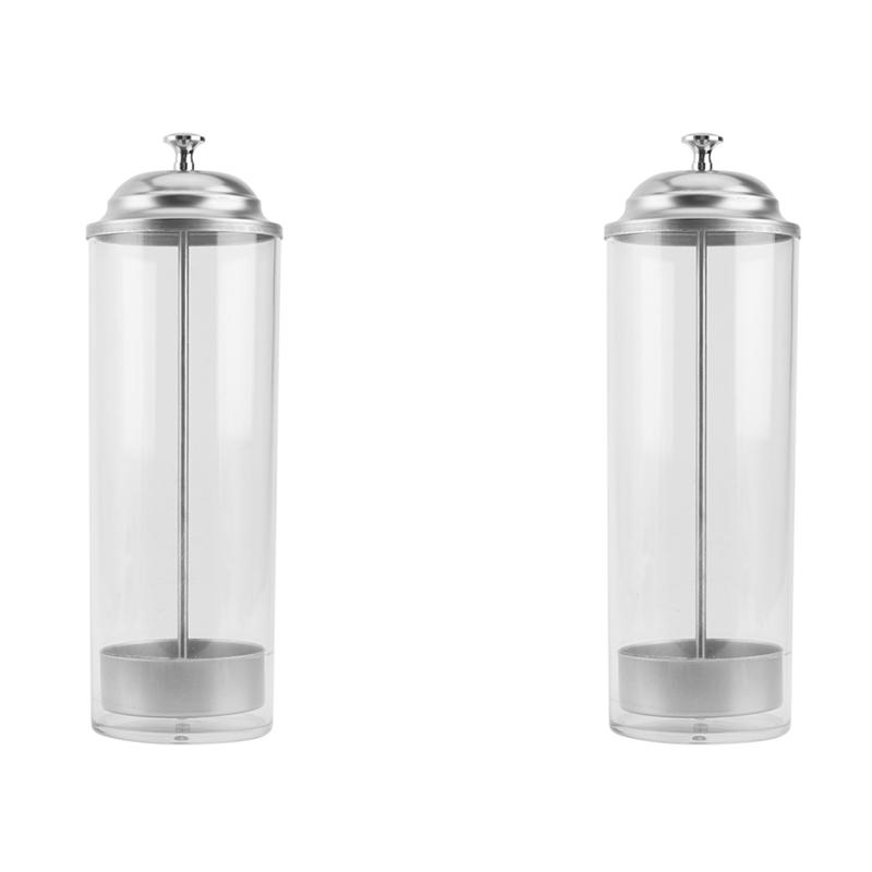 2x Trinkhalmspender Halter - Trinkhalmhalter Kunststoff-Strohhalmhalter Für Küche Milchtee-Shop Café-B61B