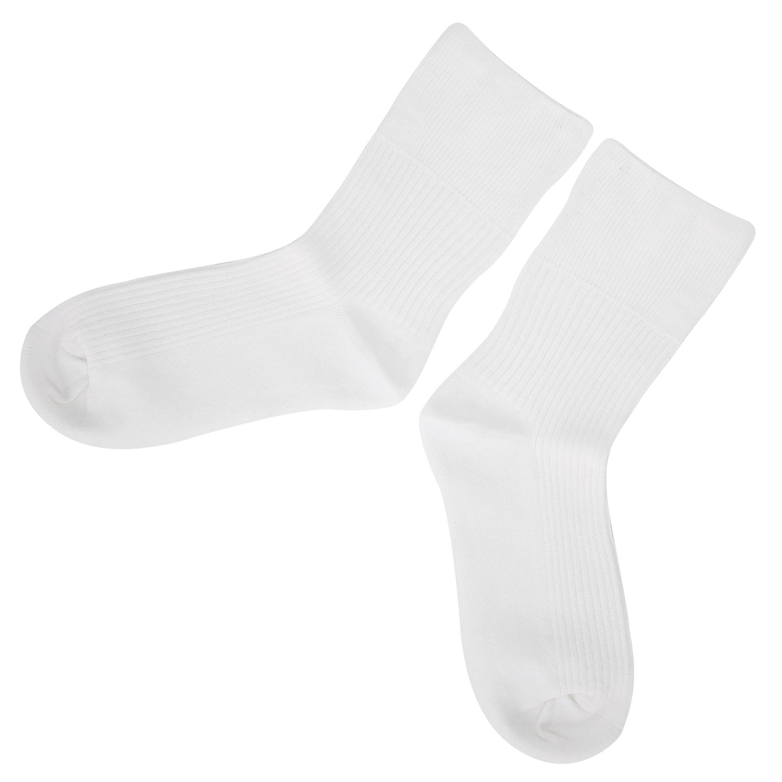 

Носки для диабетической стопы Уход за диабетической стопой Необязательные носки до щиколотки для пожилых беременных женщинБелые белый