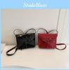 Trendy Red Fashion Bag Women 2023 New Winter Simple Small Square Bag High-end Sense Niche Design Shoulder Bag