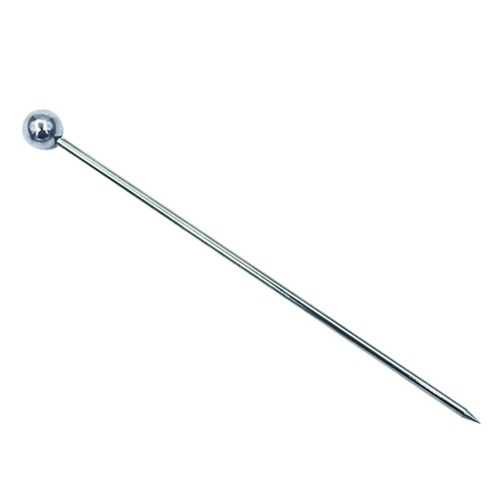 20Pcs Silver Color Martini Picks Stainless Steel Fruit Sticks Food Grade Cocktail Skewers  Buffet