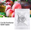 Car Air Freshener 10Pcs Fragrance Tablet Long Lasting Replacement Solid Scent Vent Clip Refill Vehicle Supplies Aromatherapy