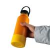 Silicone Base for Cup Sleeves, High and Low Heat Insulation Silicone Sleeves for Sports Water Bottles