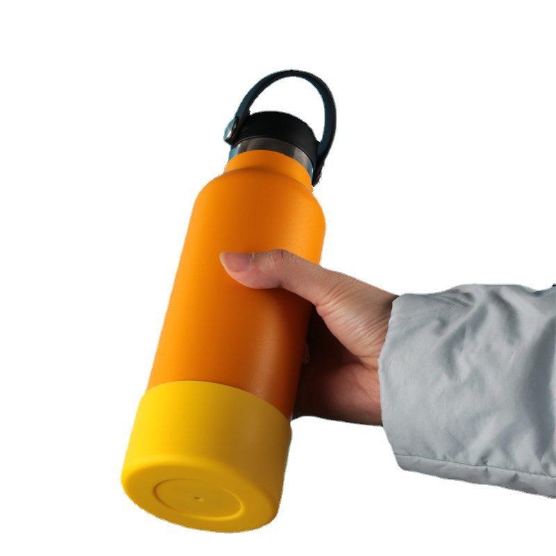 Silicone Base for Cup Sleeves, High and Low Heat Insulation Silicone Sleeves for Sports Water Bottles