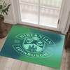 Hibernian FC Design Kristall Samt Teppich Gemütlich Nicht?Rutschfester Teppich mit Aufdruck für Schlafzimmer Wohnzimmer Eingang