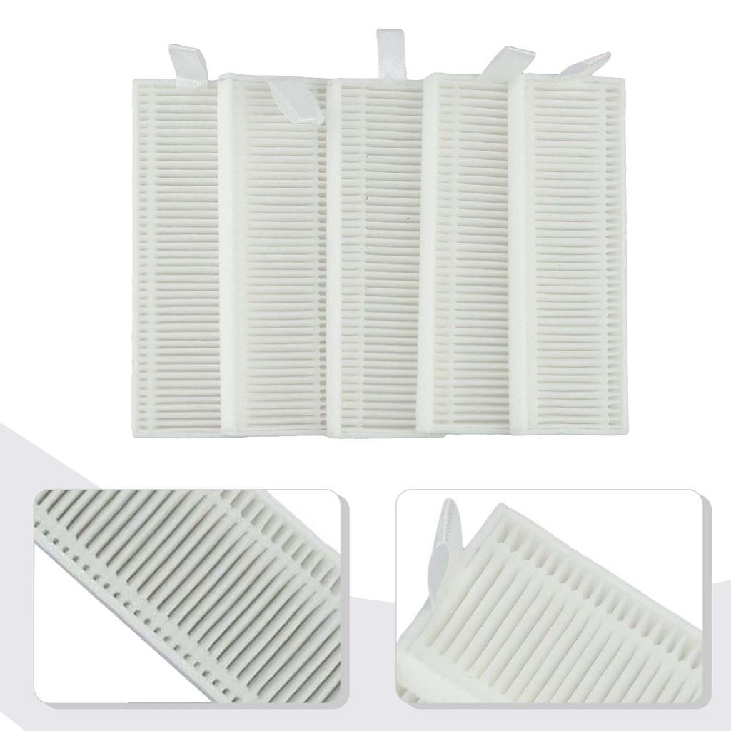 Filter Replacement Kit for For Laresar Mars01 and For Lubluelu Robot Vacuum Cleaner 5 Pieces for Effective Dust Particle Capture