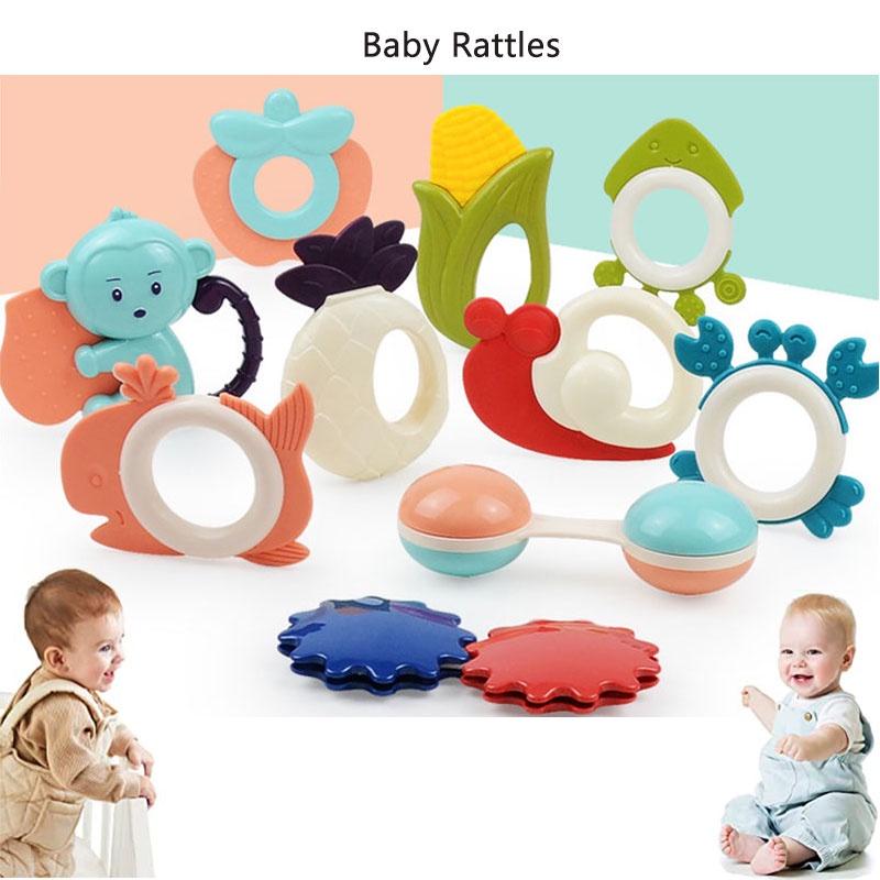 Baby Rattle Gift Set 10 Piece Bundle For Newborns