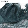 DKGEA Sexy Bra Plus Size Women Underwear Set Lace Transparent Brassiere