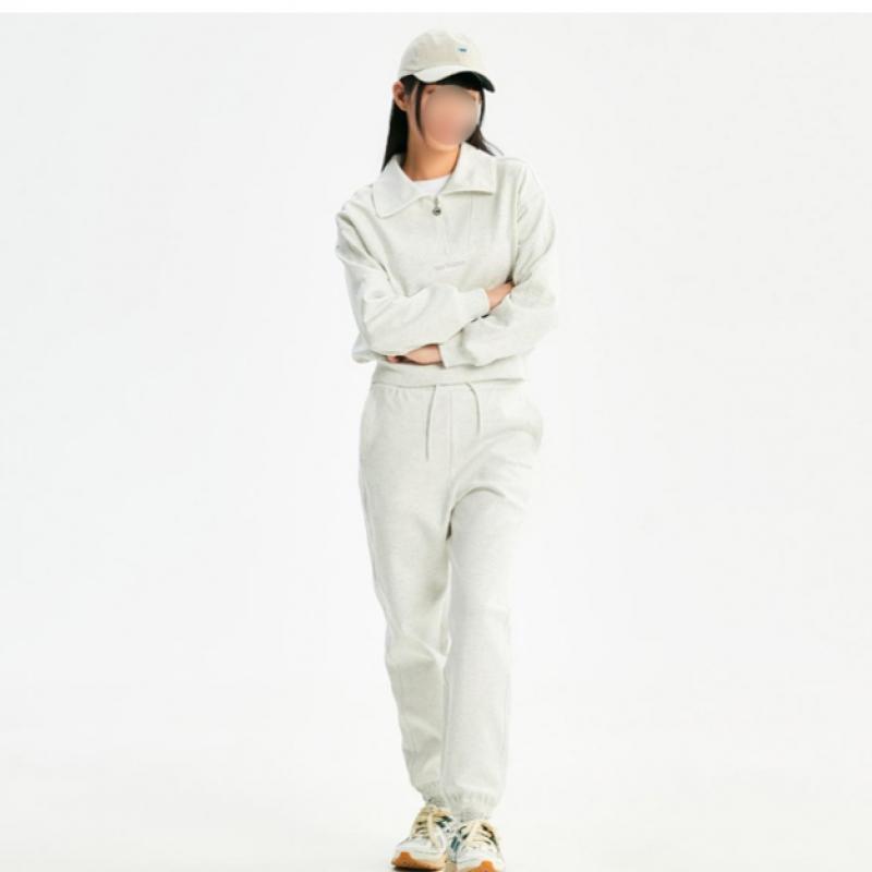 New Balance Women S Signature Semi Crop Half Zip Up SweatShirt Nbnce1w212 Ac