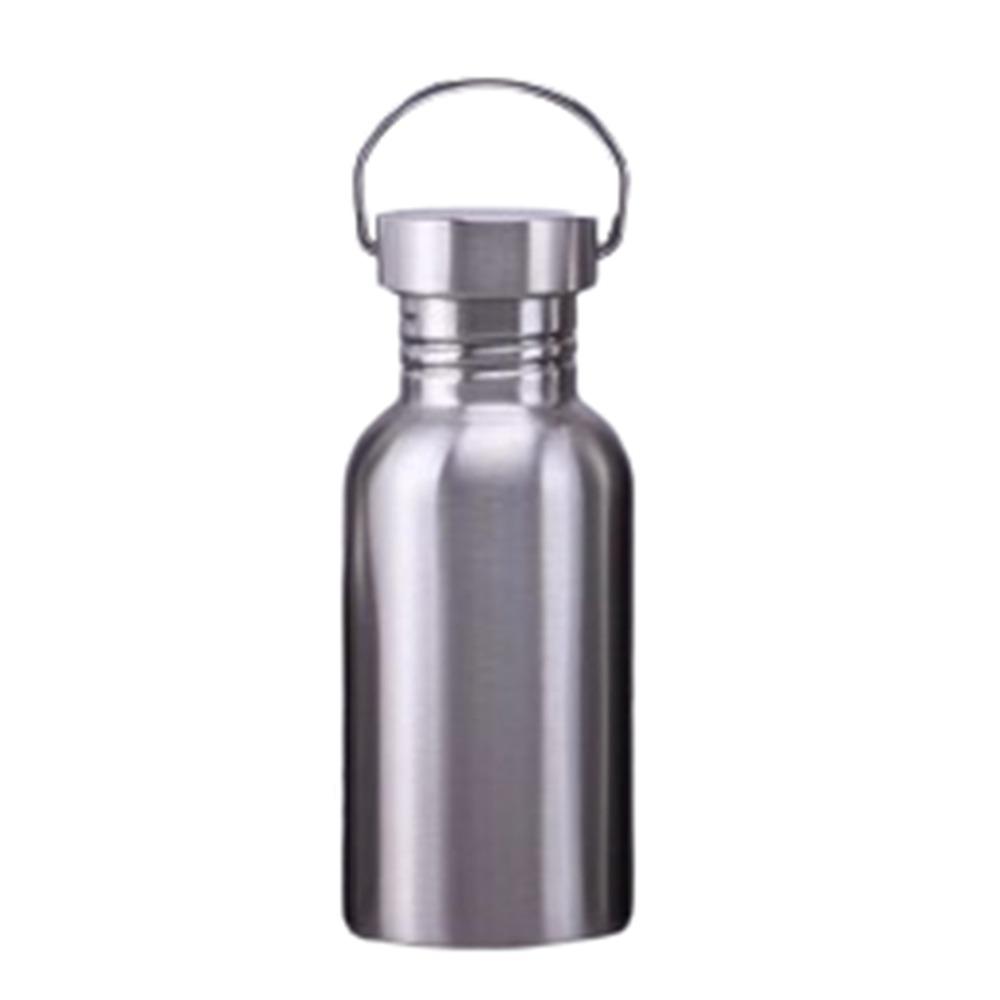 Single Walled Water Bottle with Handle Large Capacity Outdoor Travel Cup  Cycling