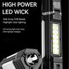 Rechargeable Camping Lantern Collapsible Waterproof Tent Light Power Bank Portable LED Flashlight for Hiking Fishing Floodlight
