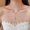 Irregular Long Pearl Necklace Versatile Sweater Chain Fashion Temperament Premium Sense Jewelry