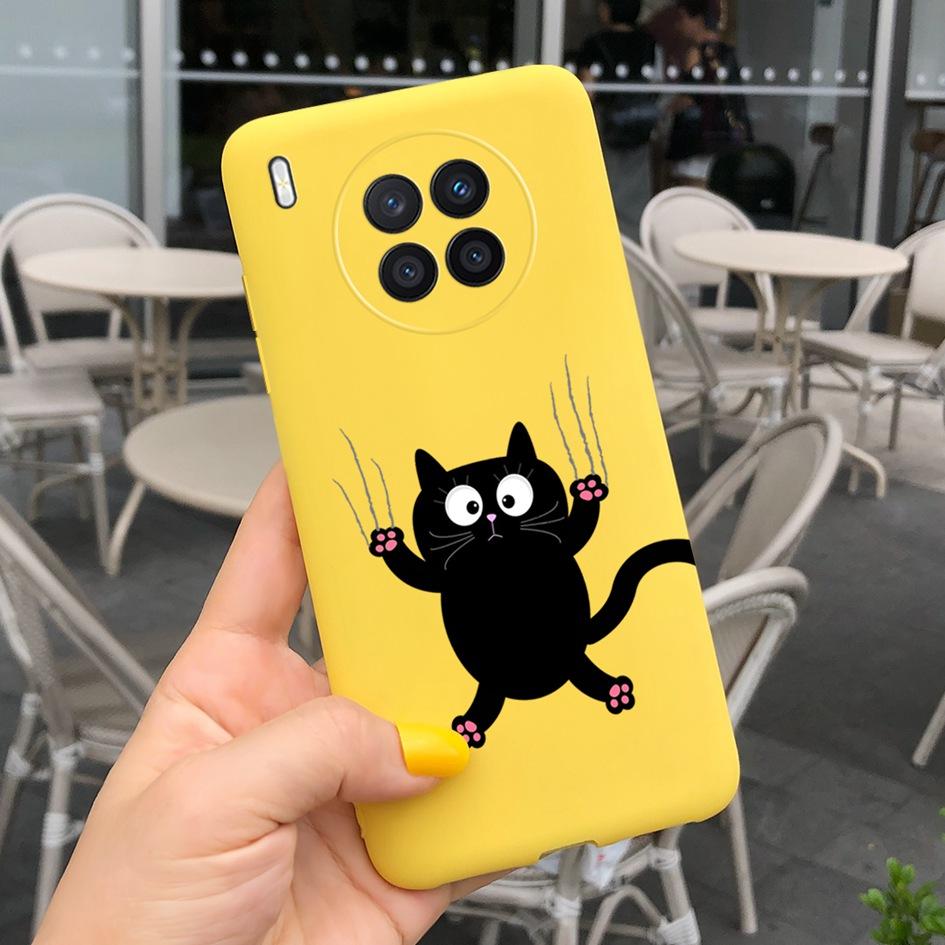 Sunflower Case For Honor 50 Lite Cover On Huawei Nova 8i Phone Case Fashion Painted Soft Back Cover For Honor50 Lite Nova8i Capa