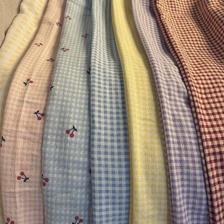 Tall Women's Extended Plaid Pajama Pants - 105cm Loose Wide-Leg Summer Pants, Perfect for Walking - 110cm Length