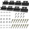 4 /8 Units Solar Panel Mounting Bracket Kits PV Panel Roof Solar Panel Aluminum Mounting Z Type Bracket For Car Boat RV Yacht