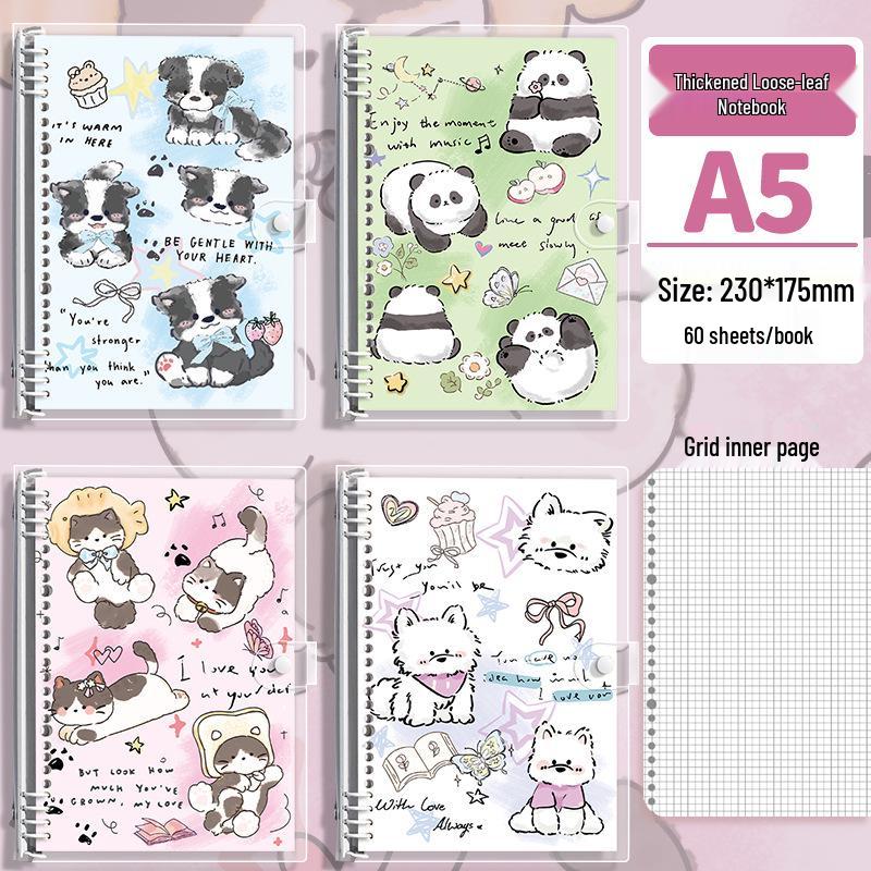 Hochwertiges transparentes PVC-Softshell A5 Ringbuch - Schonend für die Hände & Abnehmbar