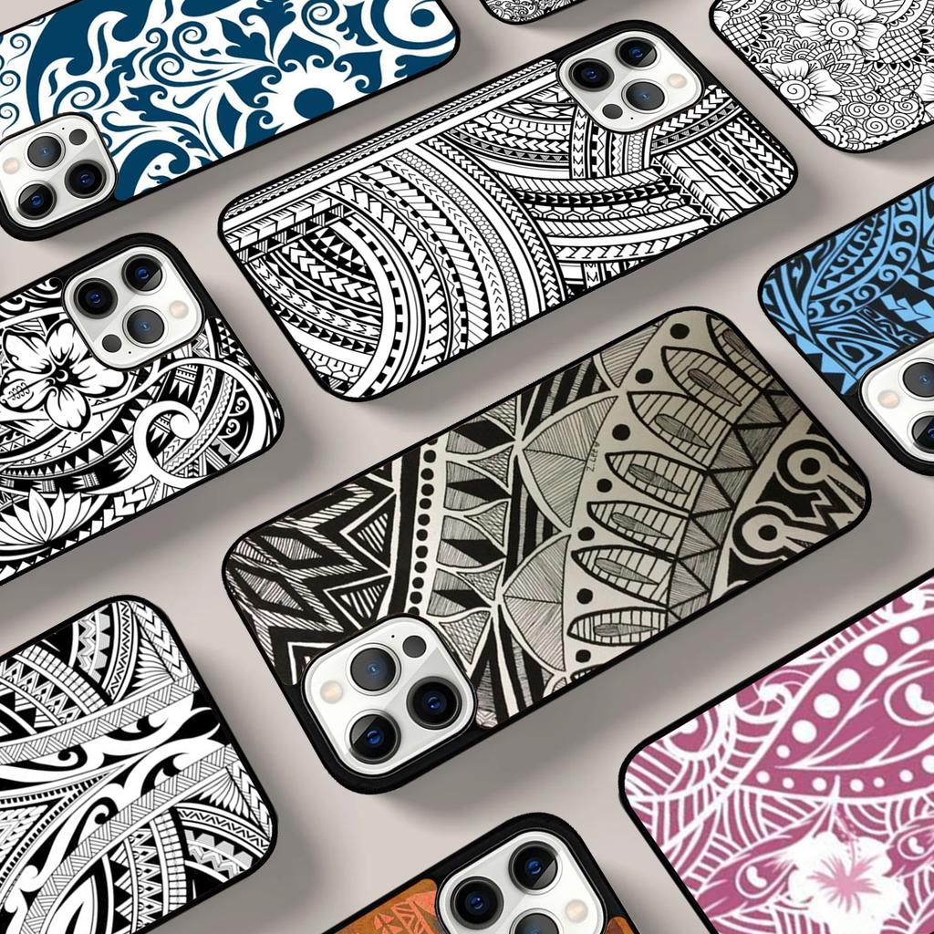 Hawaïaans Ornament Telefoonhoesje Voor iPhone 17 Air 16 15 14 13 12 11 Pro Max Max Plus Bumperhoesje Cover
