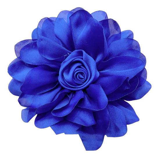 10cm Rose Fabric Flower Accessory Women Versatile Corsage Hair Clip Suit Lapel Clothing Bags DIY Corsage