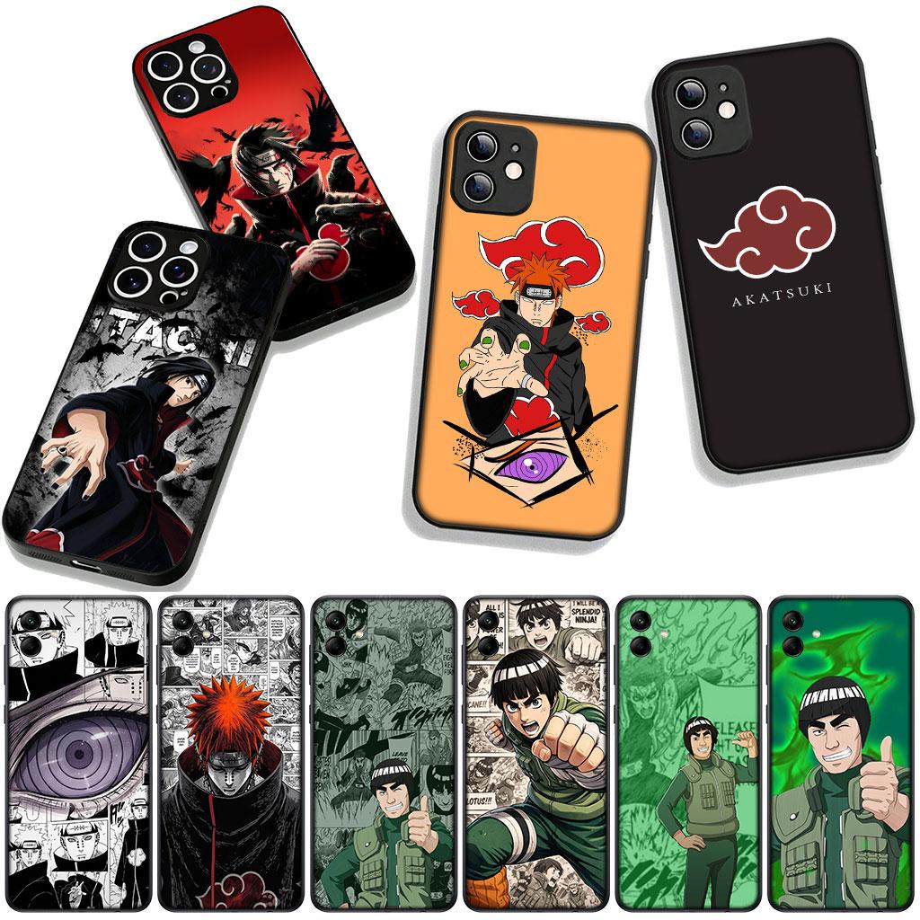 For Samsung Galaxy S25 S24 S22 S23 FE Ultra Plus A56 A05 A06 A15 A16 A55 S7 Edge Case Rock Lee Itachi Narutos Akatsuki Pain