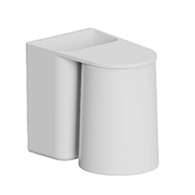 

Magnetic Toothbrushing Cup No Punching Wall-mounted Couple Home Rack Tooth Cylinder Set Upside Down Mouthwash Cup светло-серый